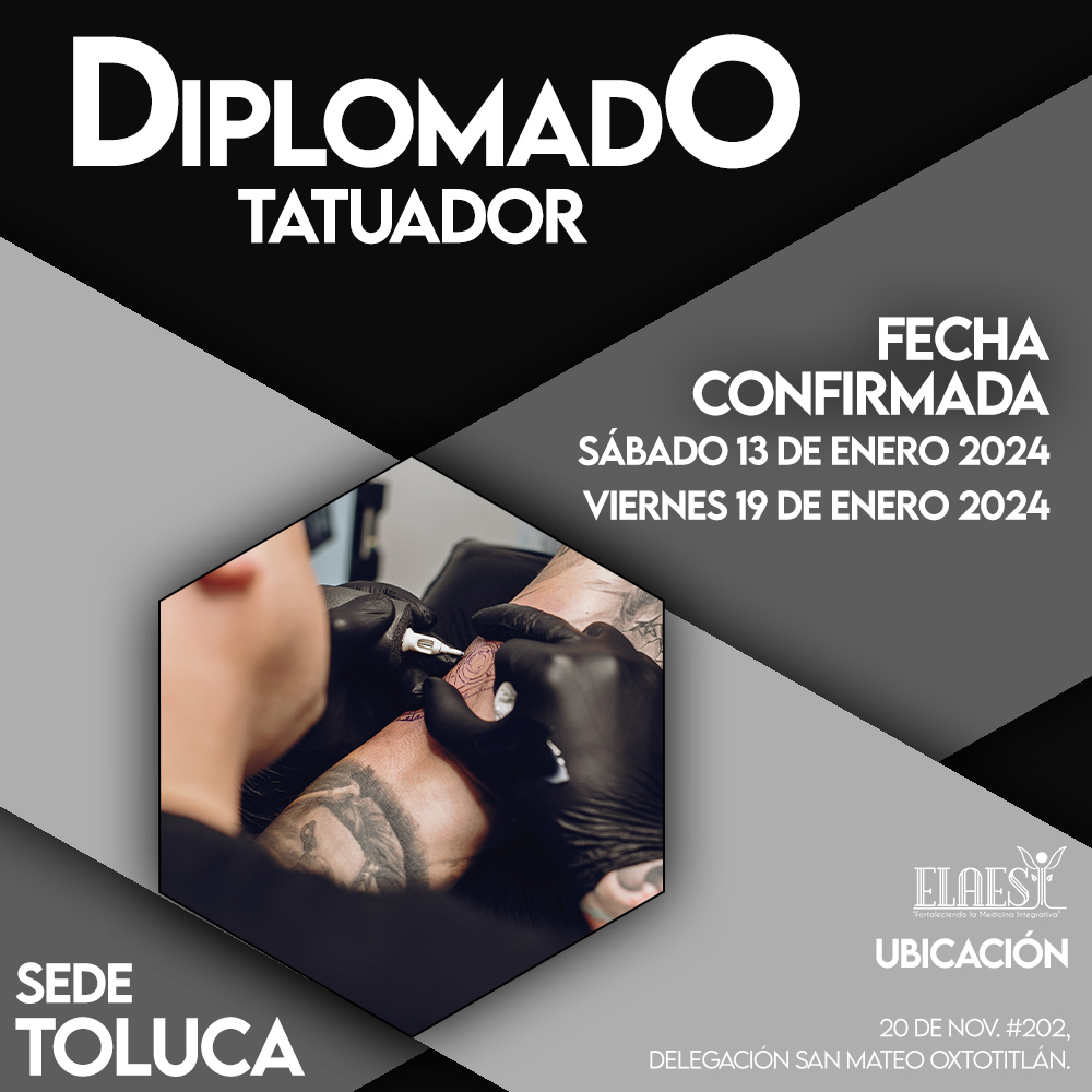 Aprende A Tatuar En Toluca Y Certifícate Elaesi Toluca 